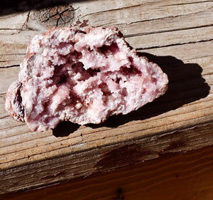 PINK AMETHYST CRYSTAL GEODE